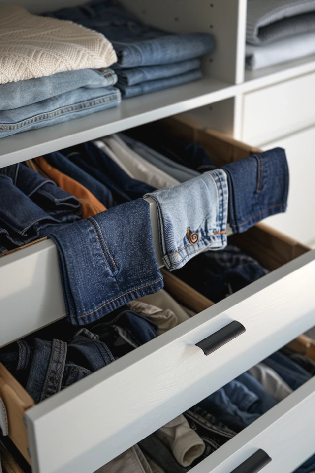 Hanging Jeans with S-Hooks: A Stylish and Space-Saving Solution
