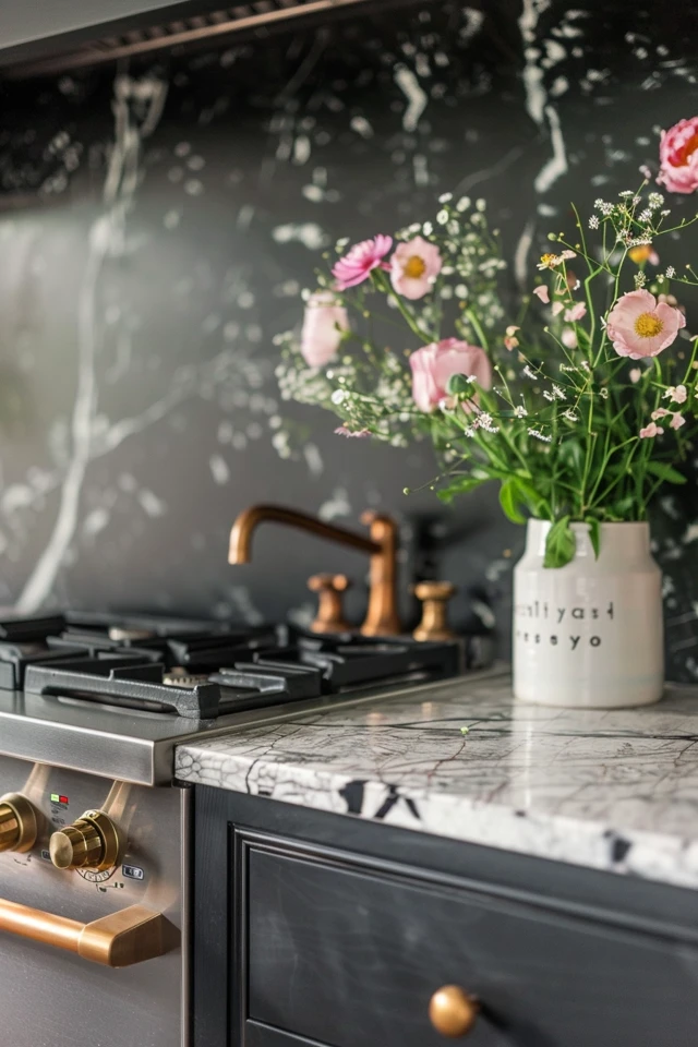 All-Black Backsplash