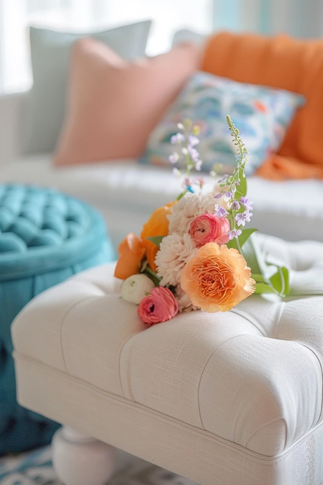 Enhance Your Living Room with the Fleetwood Upholstered Ottoman