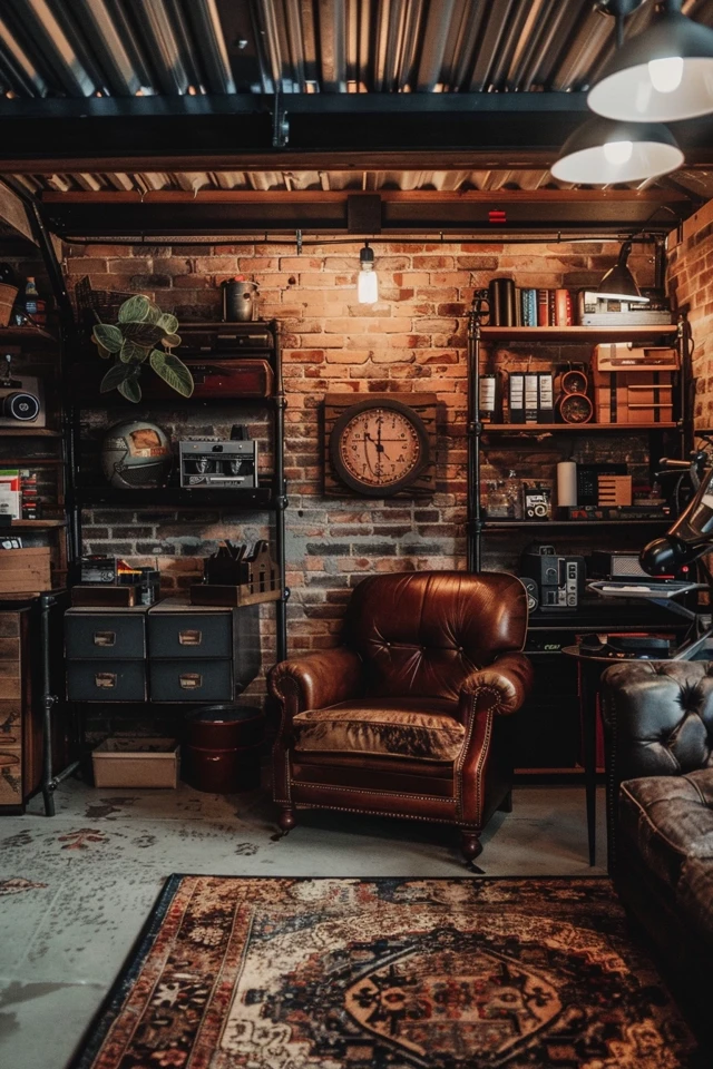 Creating Functional Spaces in a Small Garage Man Cave - photo 2