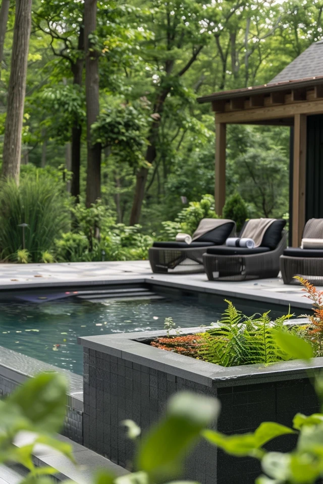 Enhancing Your Pool Area with Decking and Plantings