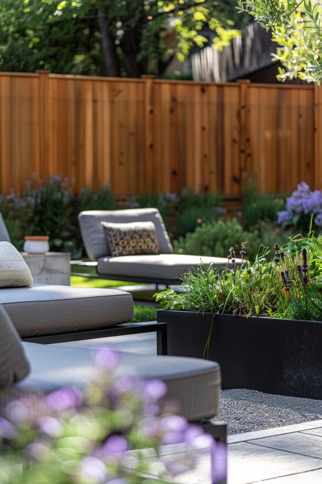 Stylish Raised Bed Border Fence Designs