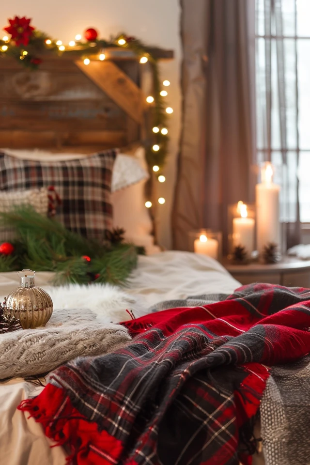 Add Cozy Touches with Candles and Greenery