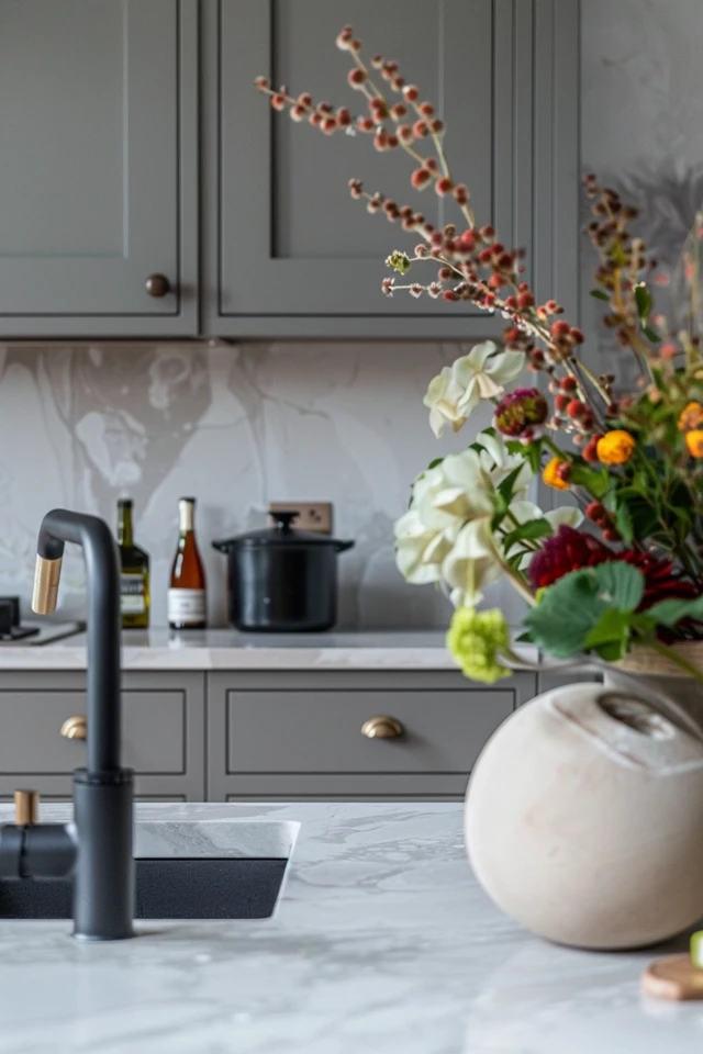 Patterned Kitchen Backsplash