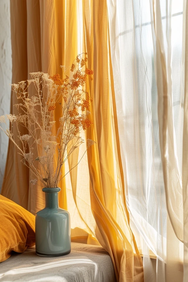 Adding Cozy Textures and Layers to Fall Curtains