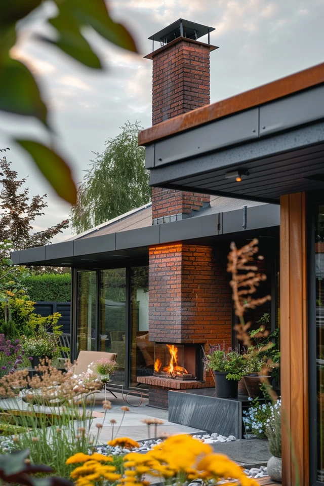 Outdoor Fireplace Design Ideas