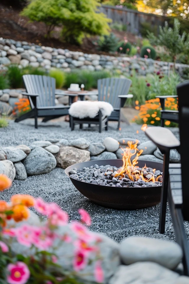 Hillside Fire Pit Ideas for Cozy Backyards