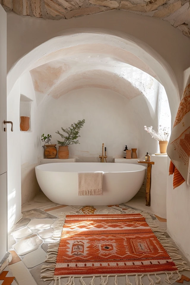 Vintage or Modern Spanish Bathroom Decor