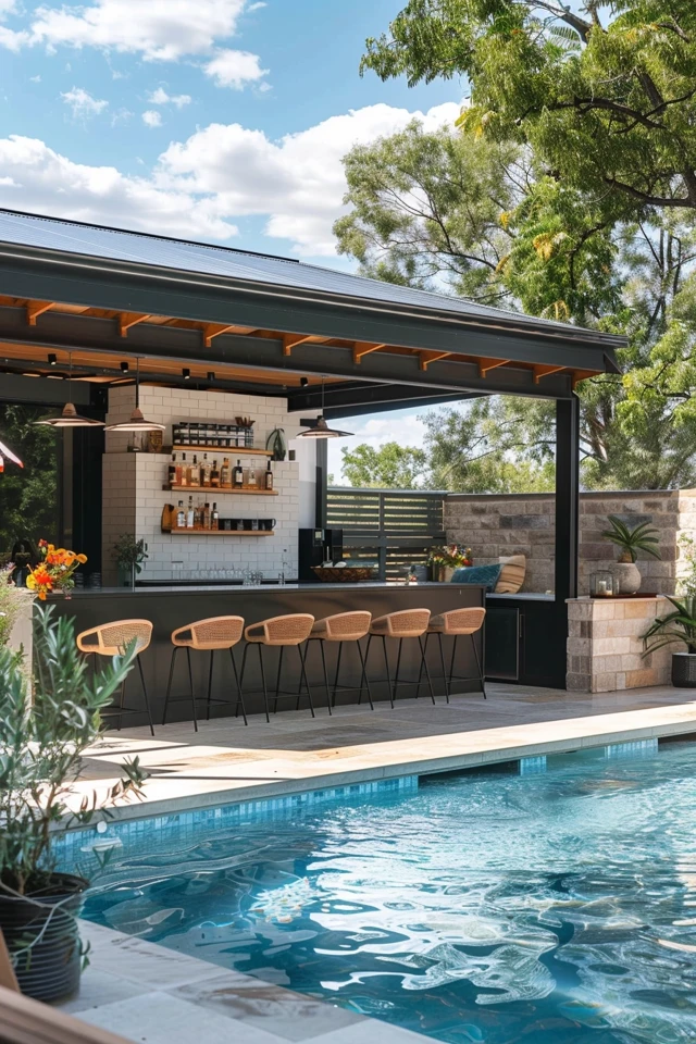 Poolside Bar Design Ideas