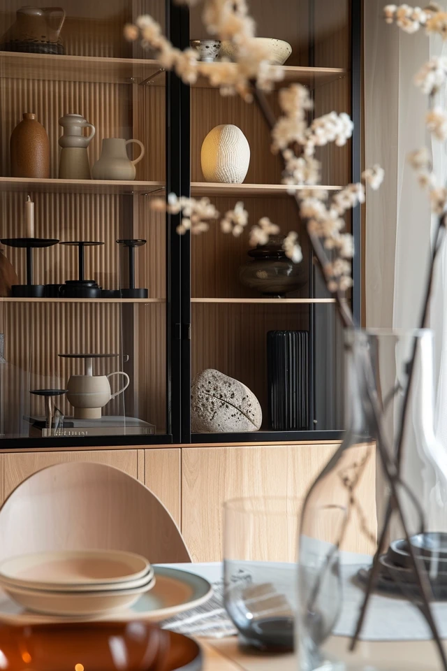 Farmhouse China Cabinet Decor