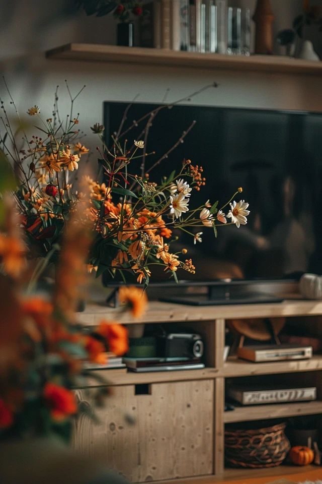 Farmhouse Style TV Stands for Autumn
