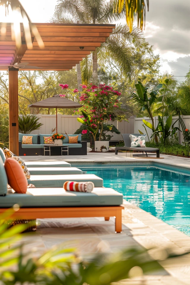 Sunny Florida Pool Landscape Ideas & Tips