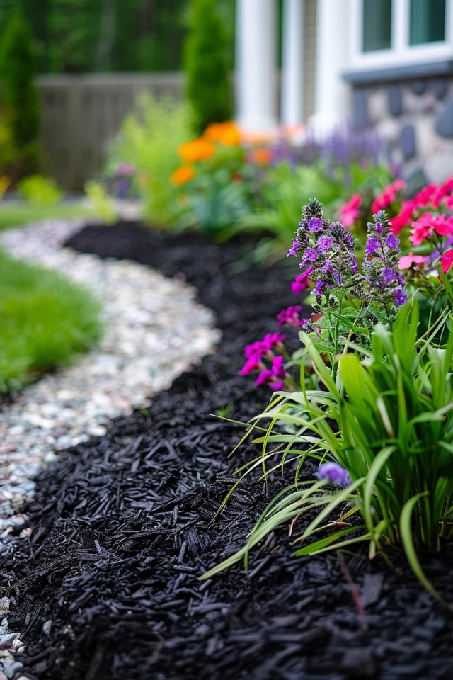 Natural and Cohesive Mulch Ideas for a Tamed Nature Design
