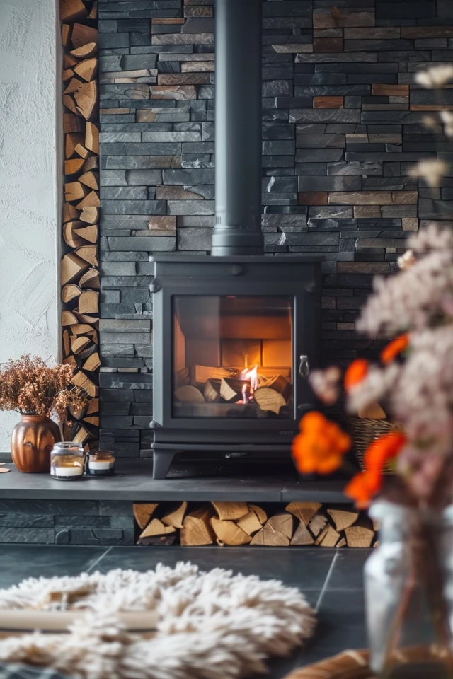 Transform Your Outdoor Space with a Stone Fireplace.