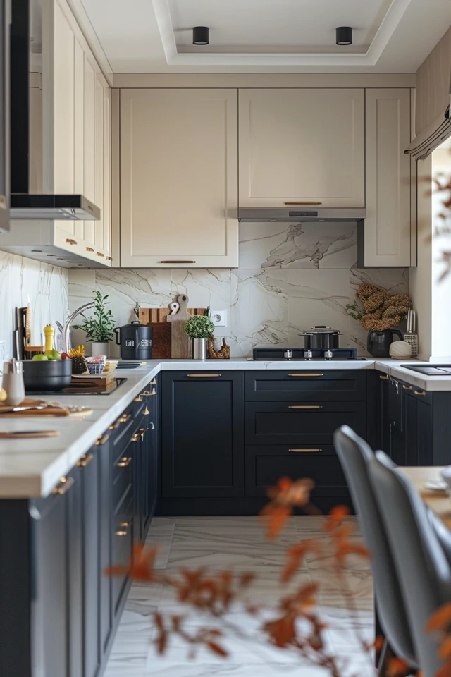 Ideas for Modern Cream and Grey Kitchens