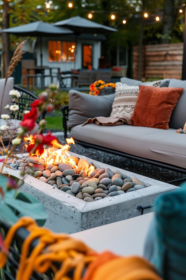 Cozy Fire Pit Seating Area Ideas for Relaxing Nights