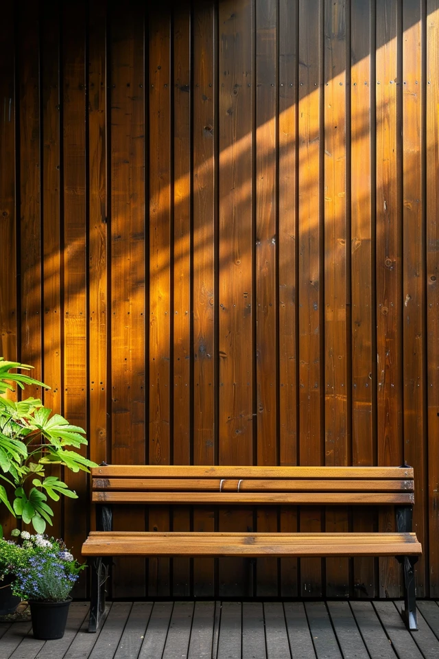 Install an Outdoor Wood Feature Wall