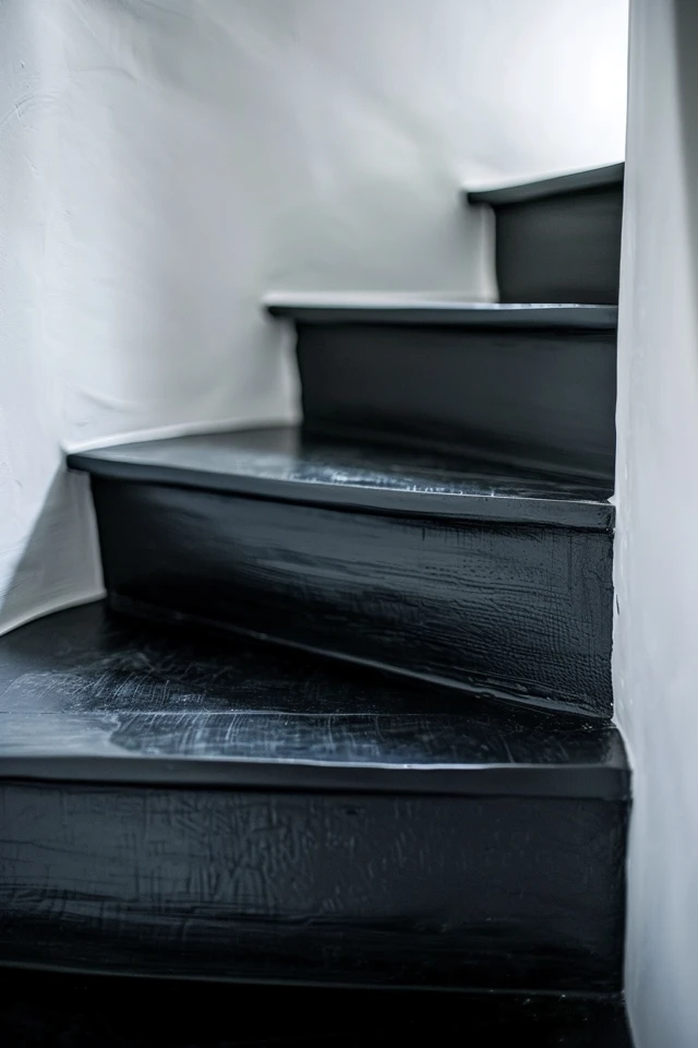 Timeless Black and White Staircase Ideas