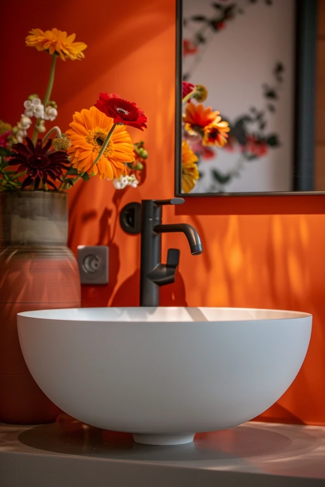 Chic Pedestal Sink Powder Room Makeovers - photo 3