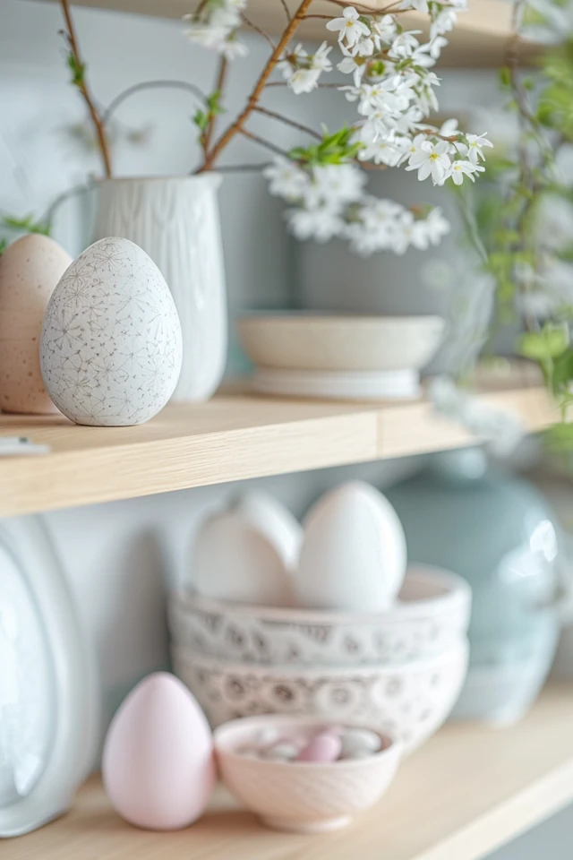 Display Your Collections with Easter Theme Shelving Units
