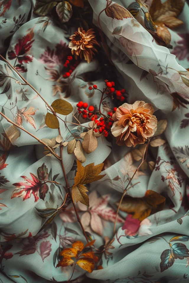 Autumn Textiles: Patterns and Colors