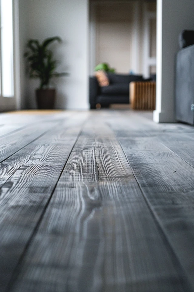 Chic Gray Wood Flooring Ideas for Modern Homes