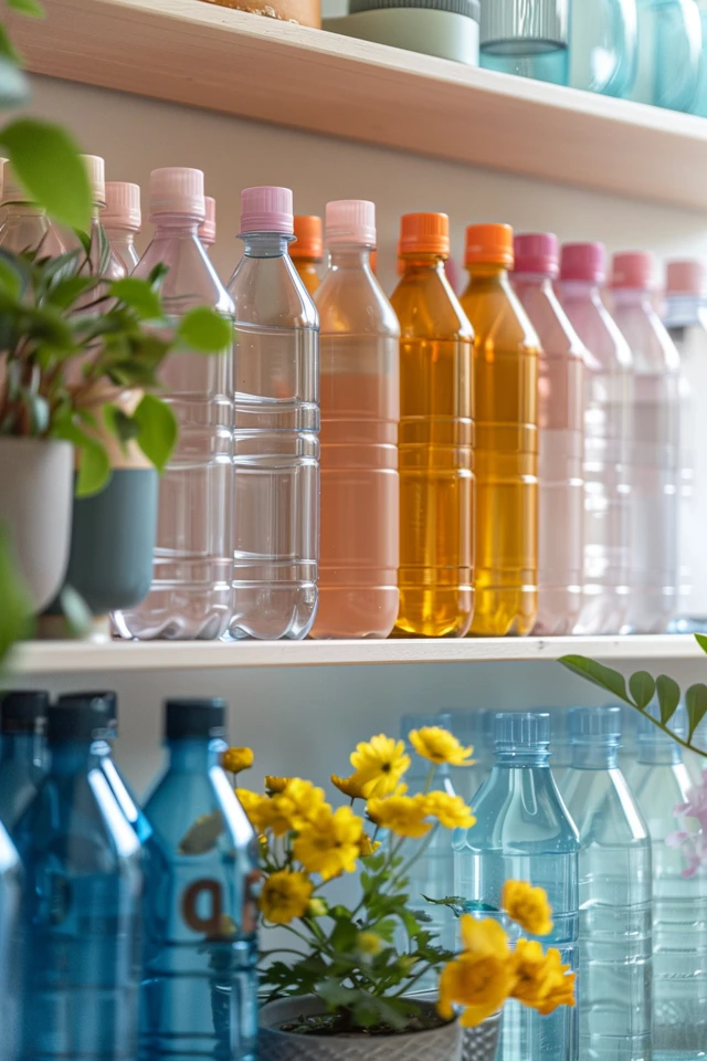 Stackable Water Bottle Storage Racks