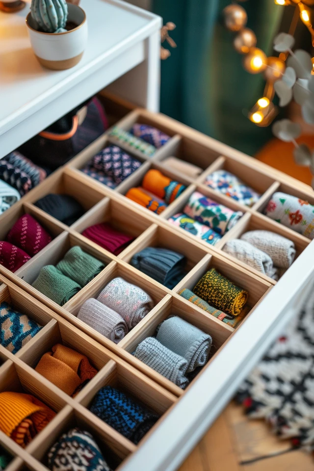 Hanging Closet Sock Organizers or Over-the-Door Solutions