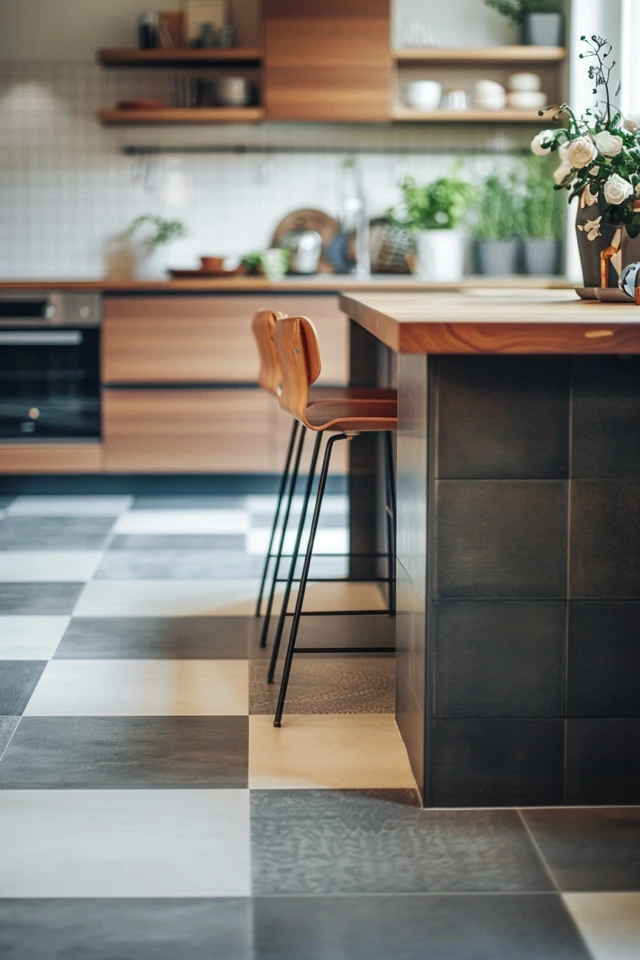 Seamless Kitchen Tile to Wood Floor Transitions