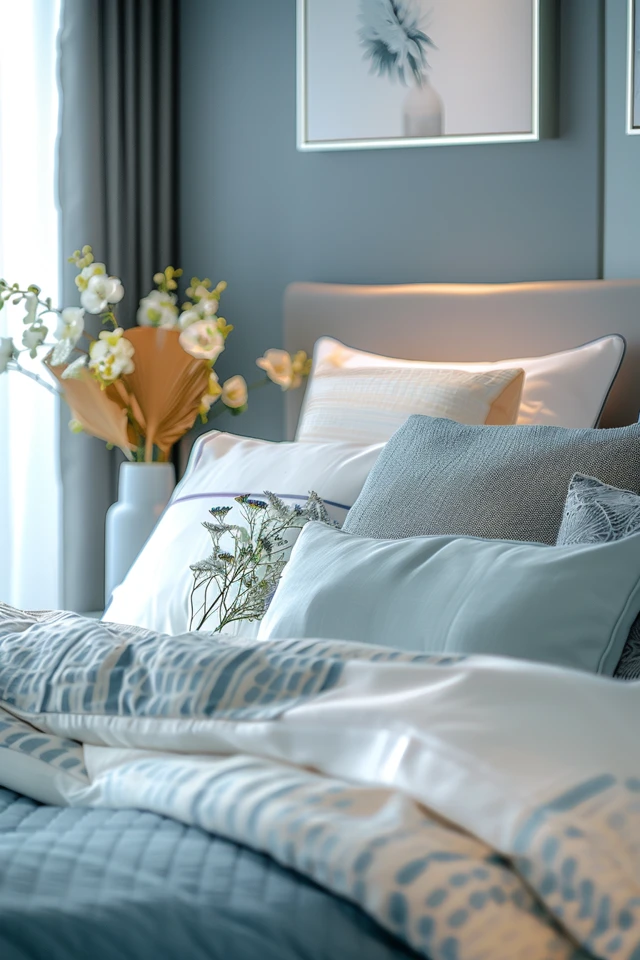 Ways to Style a Blue Grey Bedroom