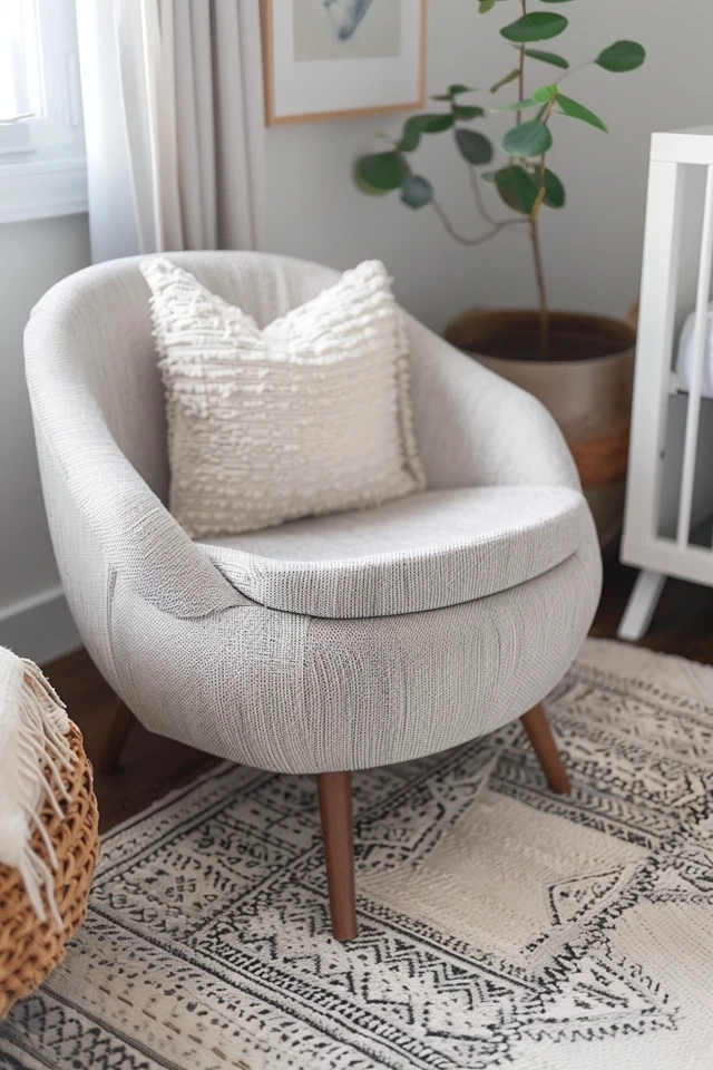 Dove Grey Nursery Crib: The Essence of Modern Simplicity