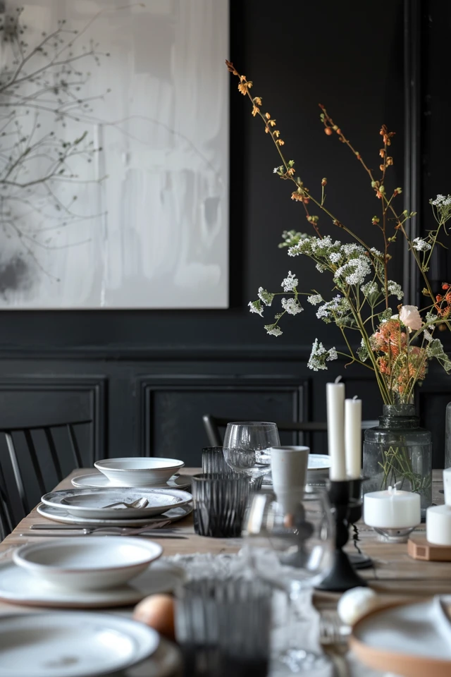 Stylish Black and White Furniture and Accents