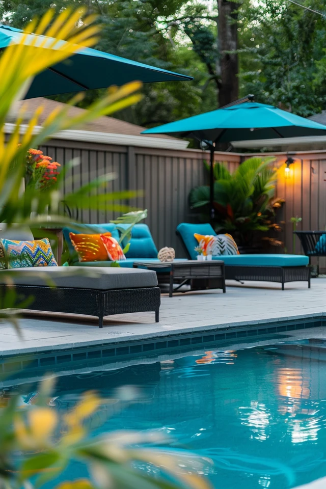 Umbrellas for Pool Area