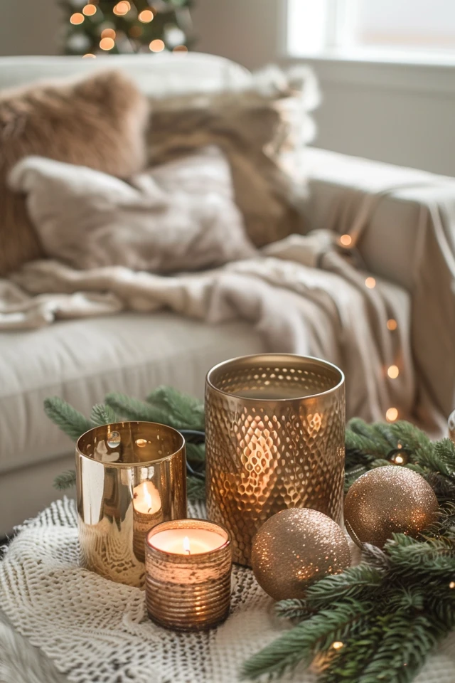 Incorporating Woodland Christmas Theme in Table Decor