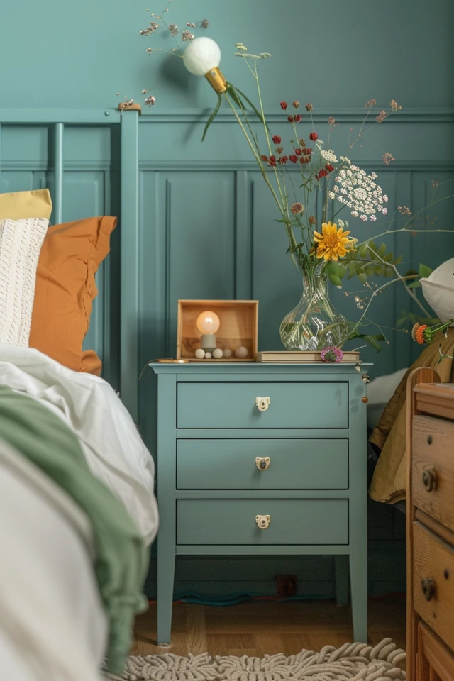 Unique Nightstand Color Ideas