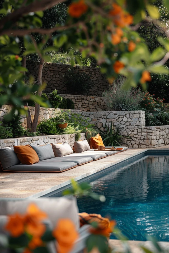 Modern Pool Wall Ideas