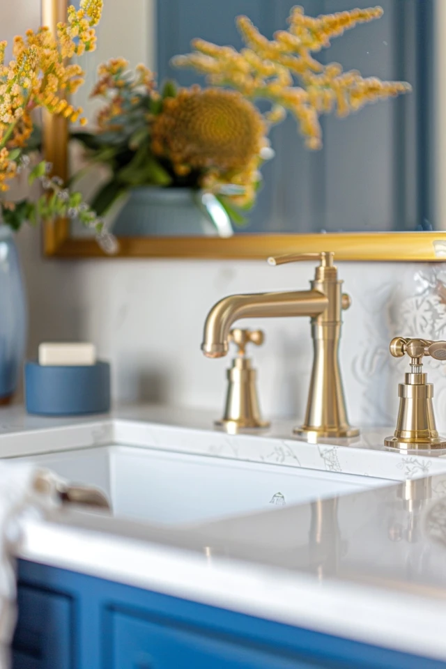 How to Implement a Navy and Gold Color Scheme
