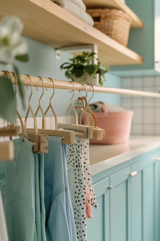 Creative Laundry Room Hanging Solutions - photo 2