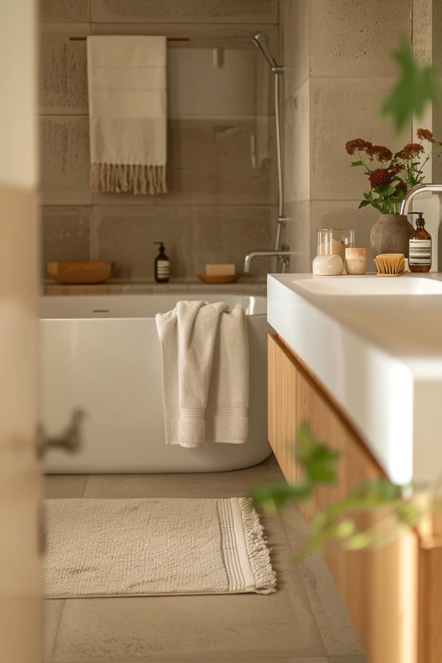 How to Achieve Contemporary Elegance with Beige Bathroom Ideas