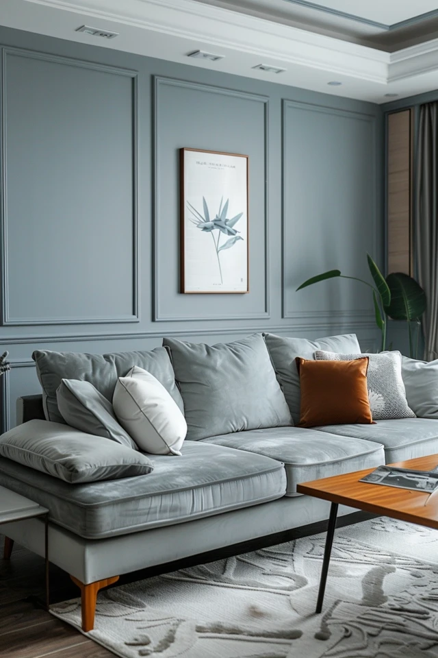 Have fun with different shades of blue