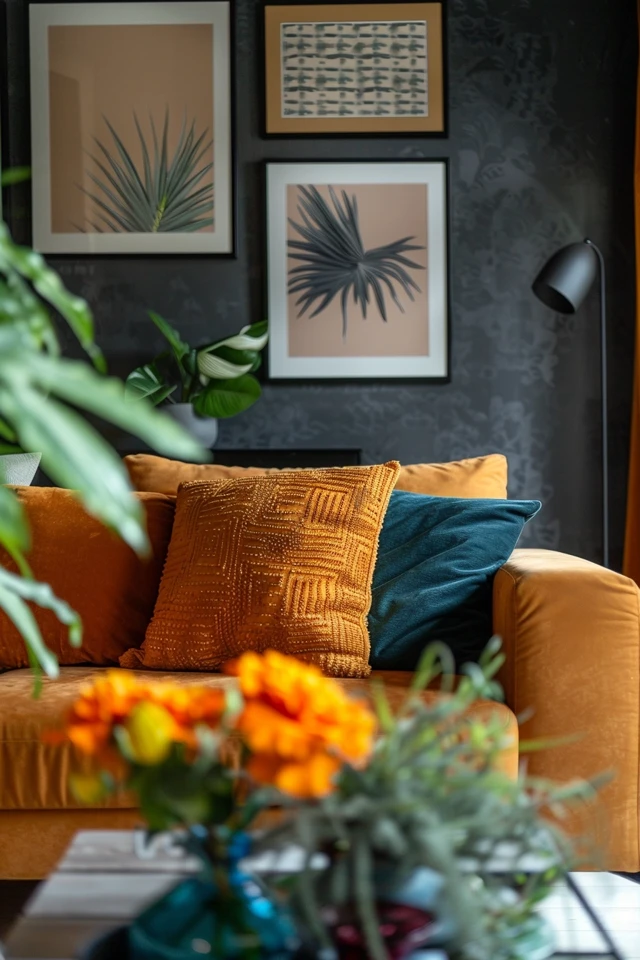 Stylish Black and Tan Color Scheme - photo 2