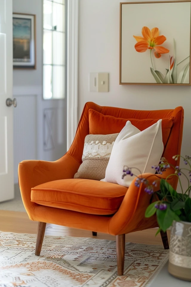 Stylish stools for small entryways
