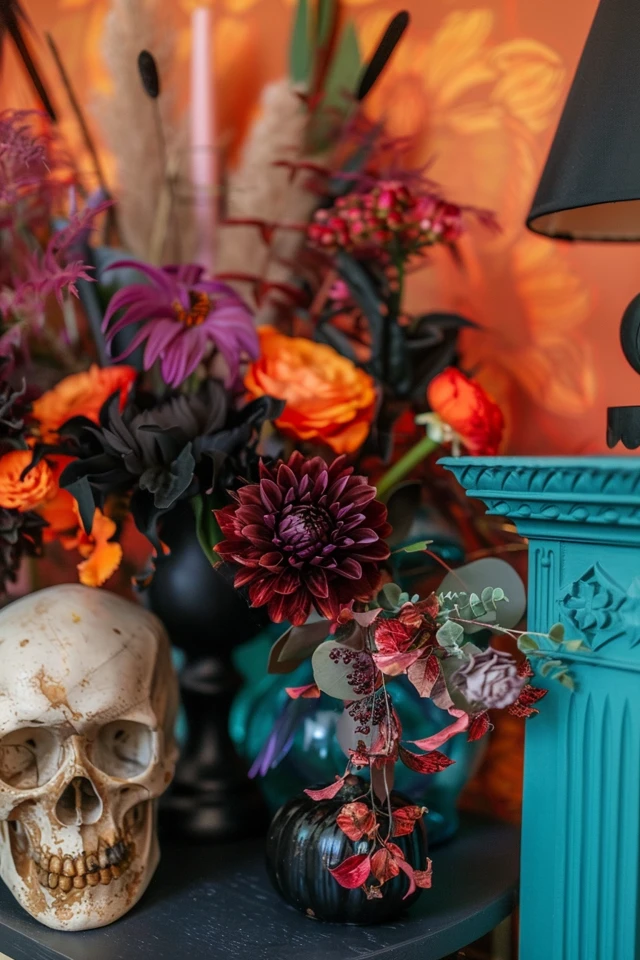 Modern Halloween Theme Decor for a Contemporary Home