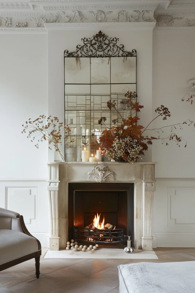 Chic Mirror Over Fireplace Ideas for Your Home