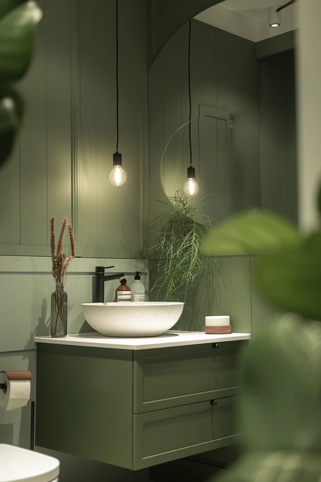 Creating a Calming and Relaxing Bathroom with Sage Green