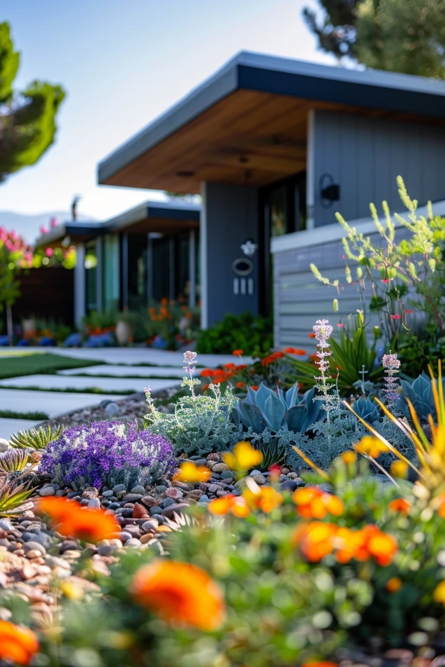 Dry Meadow Planting in Rancher Front Yard