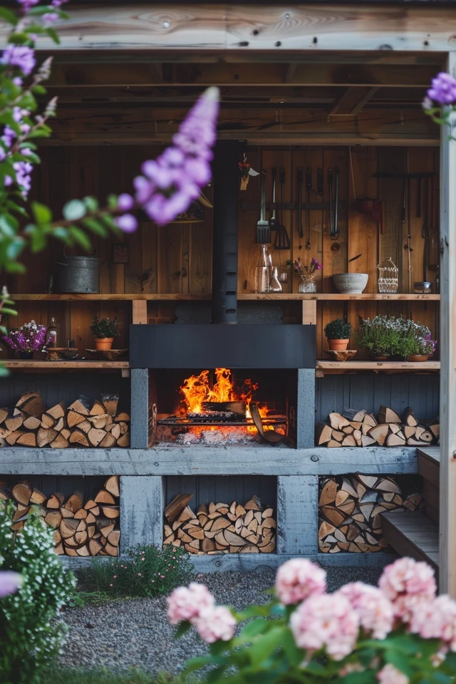 Create intrigue with contrasting colors