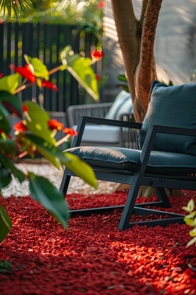 Red Mulch Landscaping Ideas and Tips
