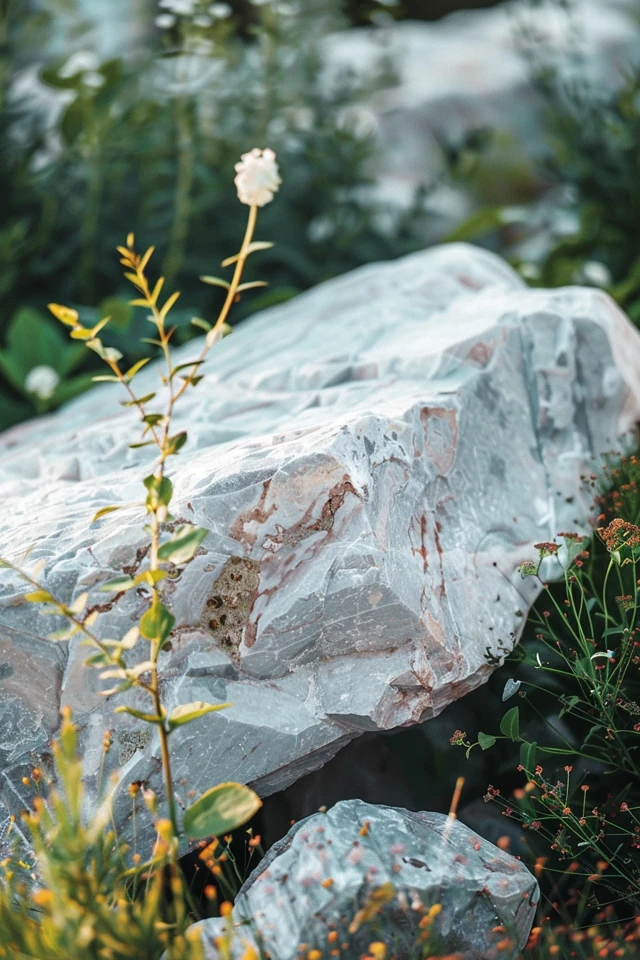 Tips for Designing with White Marble Rock