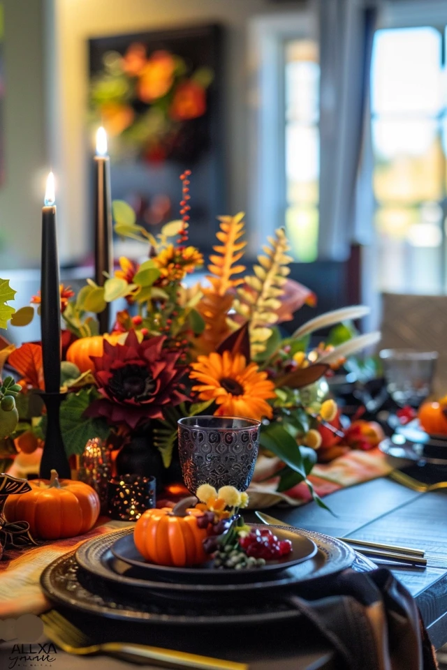 Spooky Chic Southern Gothic Dining Room
